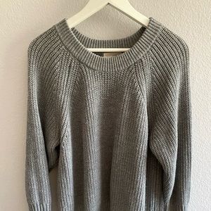 NWOT Universal Thread Grey Ribbed Sweater